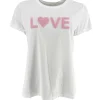 Rosas IS-T-S Love T-shirt S/S White