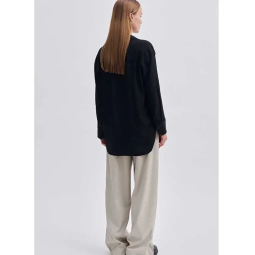 Second Female Cibelle Tunic Blouse Sort