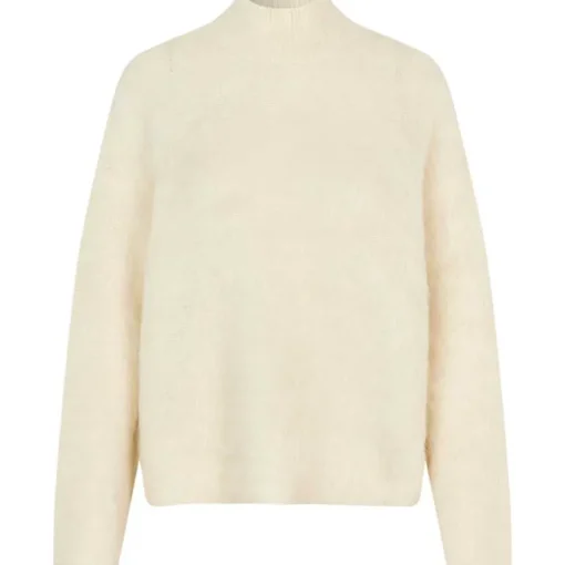 Second Female Isaky Knit T-Neck Eggnog