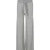 Second Female Lounge Knit Pant Grey Melange