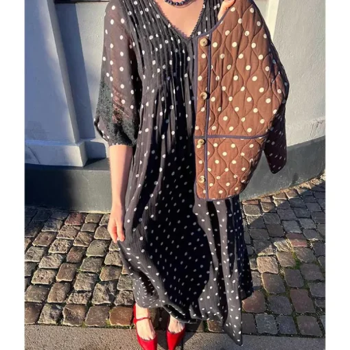 Sissel Edelbo Bolette Dress Black Dots