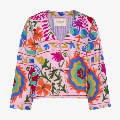 Sissel Edelbo Fie Jacket Embroidery Rose Suzani