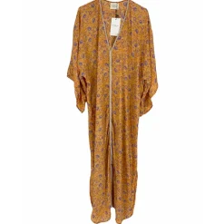SISSEL EDELBO STORMCHILD CAFTAN DRESS ORANGE
