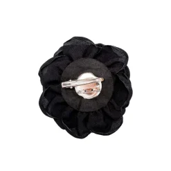 Black Colour BCVilla Mega Flower Brooch Sort