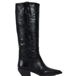 Bukela Rob Long Croco Boots Black