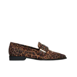 Bukela Valerie Loafers Suede Leopard