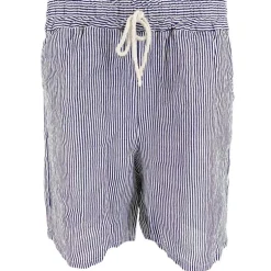 CABANA LIVING 1476 LINO STRIPED SHORTS BLÅ