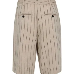 Co Couture LinenCC Pin Bermuda Shorts Sand