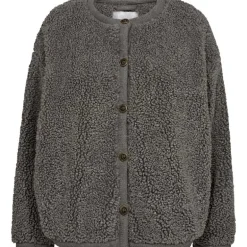 Co Couture NewCC Timmy Teddy Jacket Mid Grey