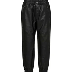 Co Couture PhoebeCC Leather Zip Joggers Black