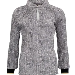 Costamani 2210130 Plizze Blouse Grå