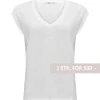 COSTER COPENHAGEN CCH1101 V-NECK T-SHIRT HVID