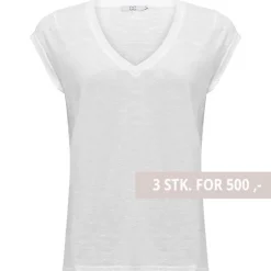 COSTER COPENHAGEN CCH1101 V-NECK T-SHIRT HVID