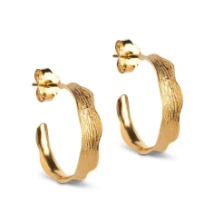 ENAMEL ANE SMALL HOOPS GULD