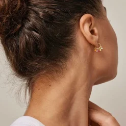 Enamel E309GM Astrid Earring Rainbow