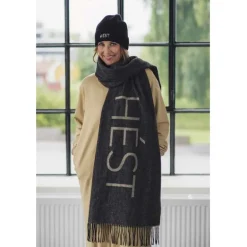 HÉST HS1034 SCARF MØRKEGRÅ