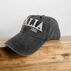 J By J Italia 1861 Cap Black