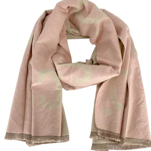 J By J JD-50 CC Viscose & Wool Scarf Lyserød