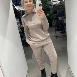 J By J ME7001AB Sweat Suit Taupe