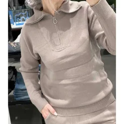 J By J ME7001AB Sweat Suit Taupe