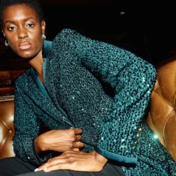 Mos Mosh MMCarys Lala Blazer Dark Pine