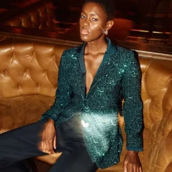 Mos Mosh MMCarys Lala Blazer Dark Pine