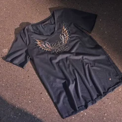 Mos Mosh MMFaye O-SS Tee Salute Navy