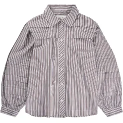 Munthe Trudie Stripe Shirt Chocolate