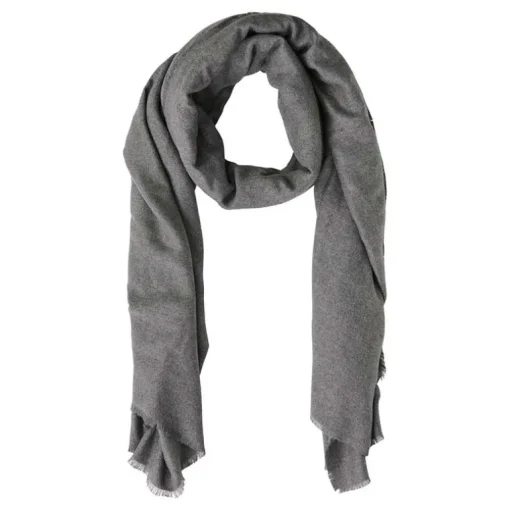 PIECES PCCILJA LONG SCARF NOOS BC MØRKEGRÅ