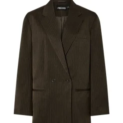 Pieces PCFalka LS Pinstriped Blazer Delicioso Stripes