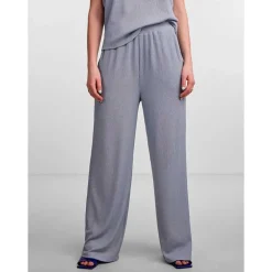 PIECES PCJULES HW WIDE PANTS D2D PB BLÅ