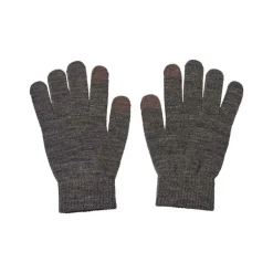 PIECES PCNEW BUDDY SMART GLOVE NOOS BC MØRKEGRÅ